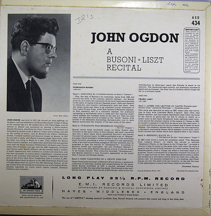 JOHN OGDON-a busoni-lizt recital