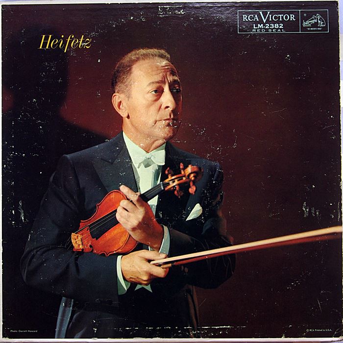 JASCHA HEIFETZ, Violin / Heifetz Recital / Brahms