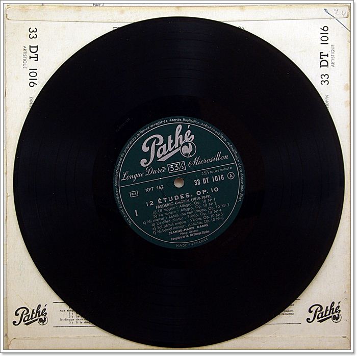 (10in) CHOPIN 12 ETUDES OP.10