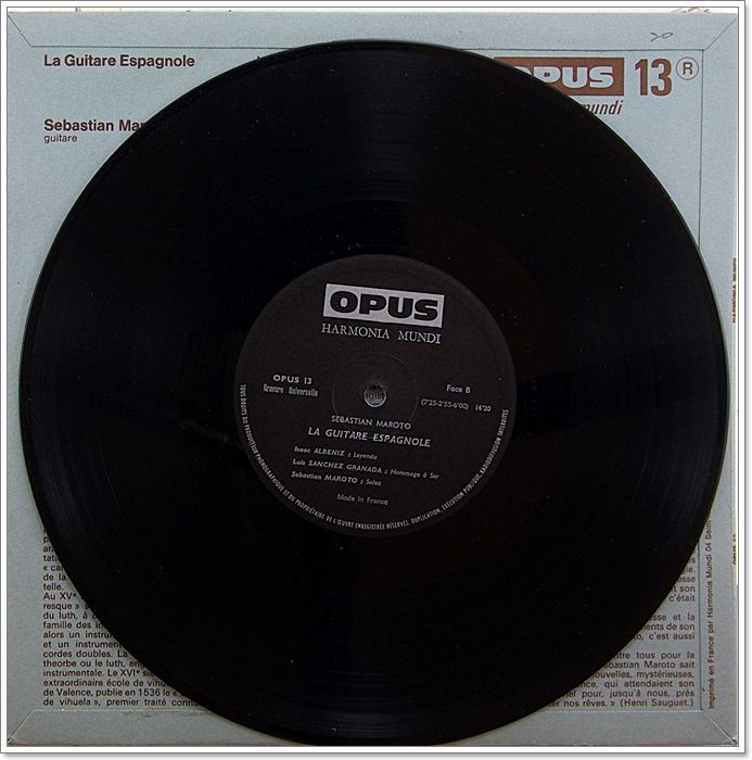 (10in) LA GUITARE ESPAGNOLE