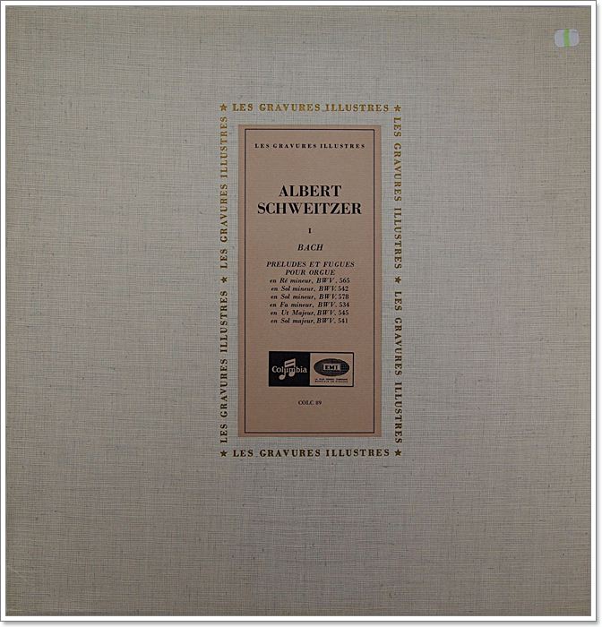BACH PRELUDES ET FUGUES POUR ORGUE / ALBERT SCHWEITZER