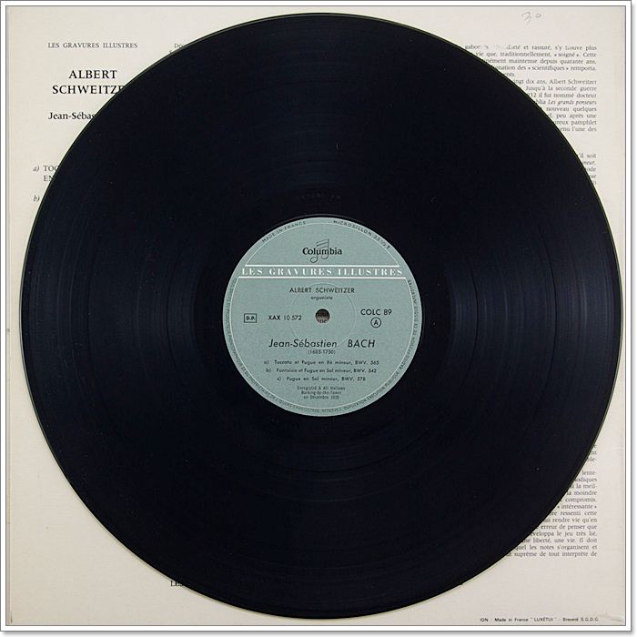 BACH PRELUDES ET FUGUES POUR ORGUE / ALBERT SCHWEITZER
