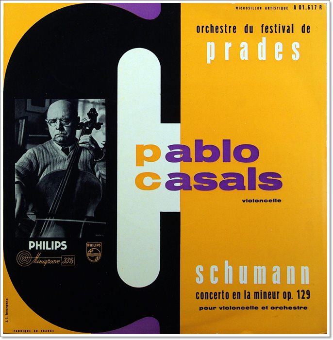 SCHUMANN CONCERTO EN LA MINEUR OP. 129 PABLO CASALS VIOLONCELLE