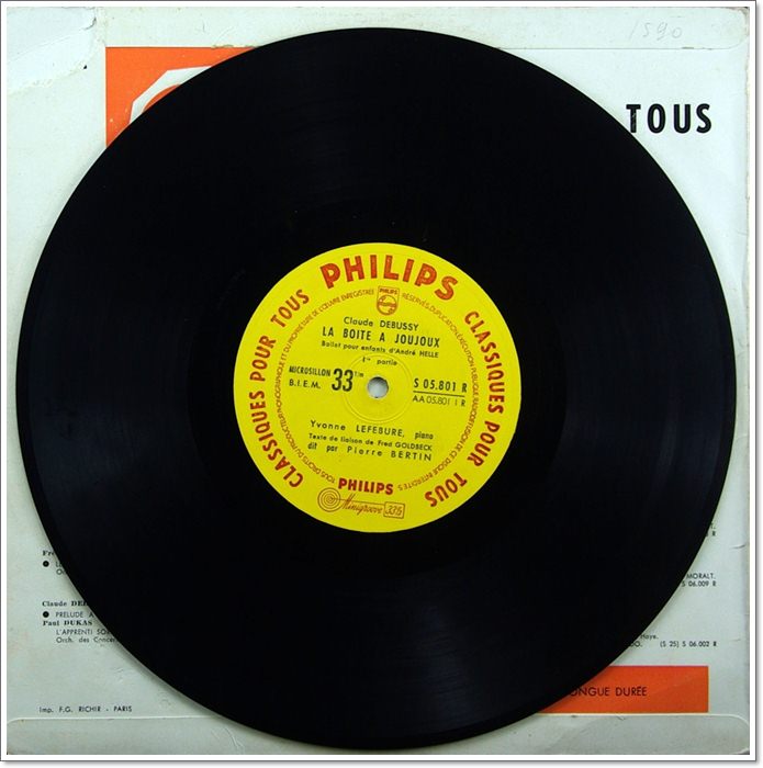 DEBUSSY LA BOITE A JOUJOUX YVONNE FEFEBURE PIANO