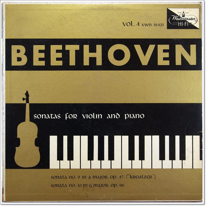 BEETHOVEN  SONATA FOR VIOLIN AND PIANO