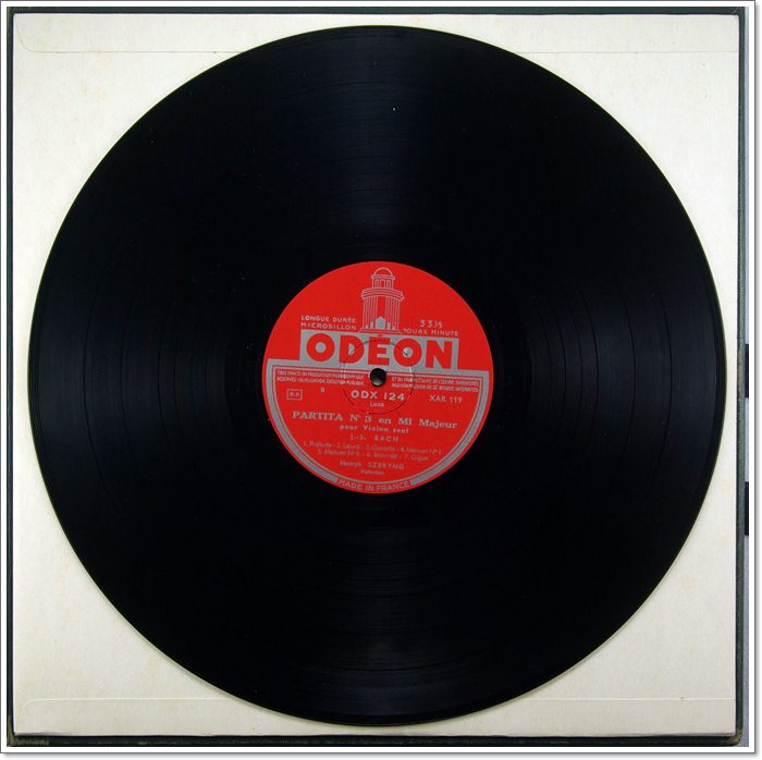 J.S.BACH  3 SONATAES ET 3 PARTITAS POUR VIOLIN SEUL