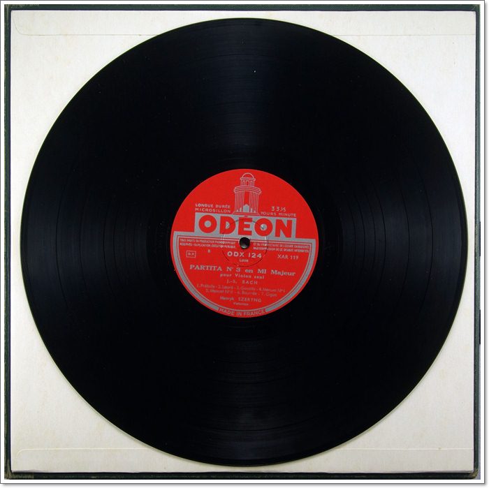 J.S.BACH  3 SONATAES ET 3 PARTITAS POUR VIOLIN SEUL