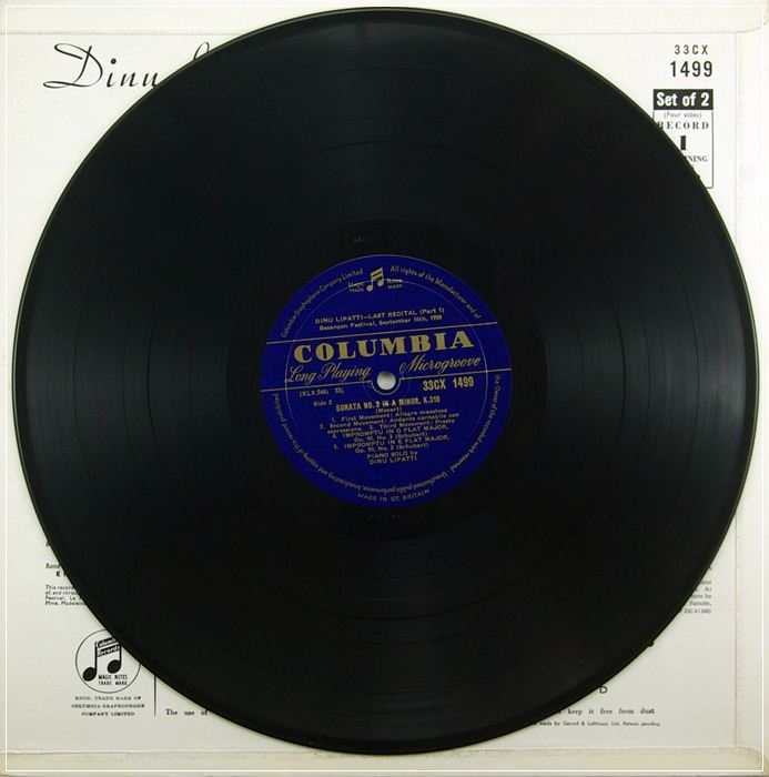 DINU LIPATTI HIS LAST RECITAL. BESANCON FESTIVAL