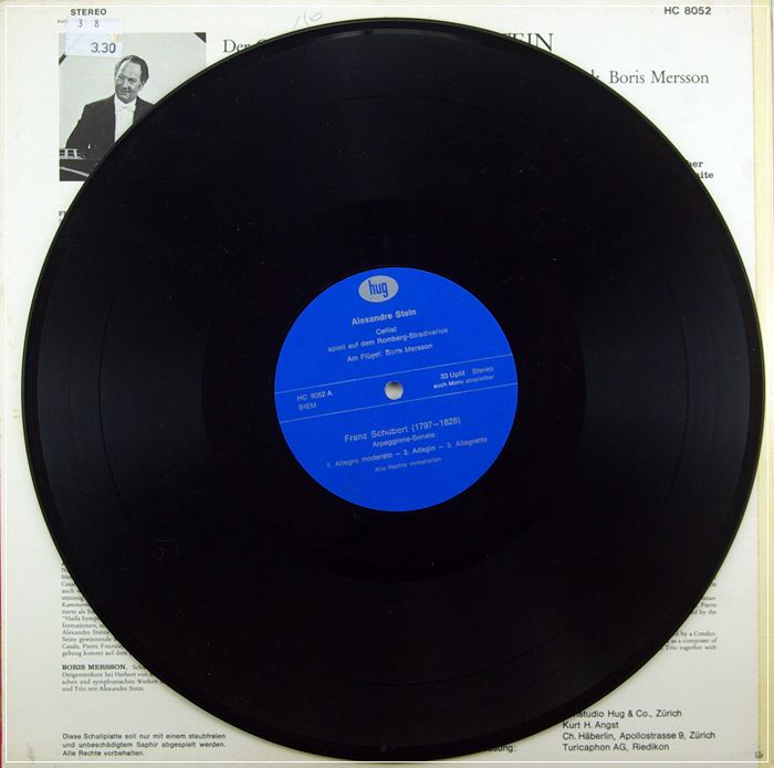 ALEXANDRE STEIN - SCHUBERT ARPEGGIONE-SONATE