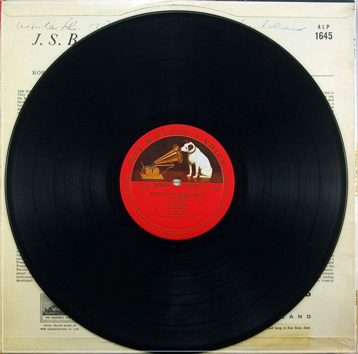 BACH PARTITAS NOS.1 , 2 - ROSALYN TURECK