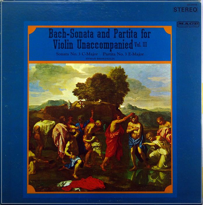 BACH SONATA AND PARTITA FOR VIOLIN UNACCOMPANIED VOL.Ⅰ, Ⅲ