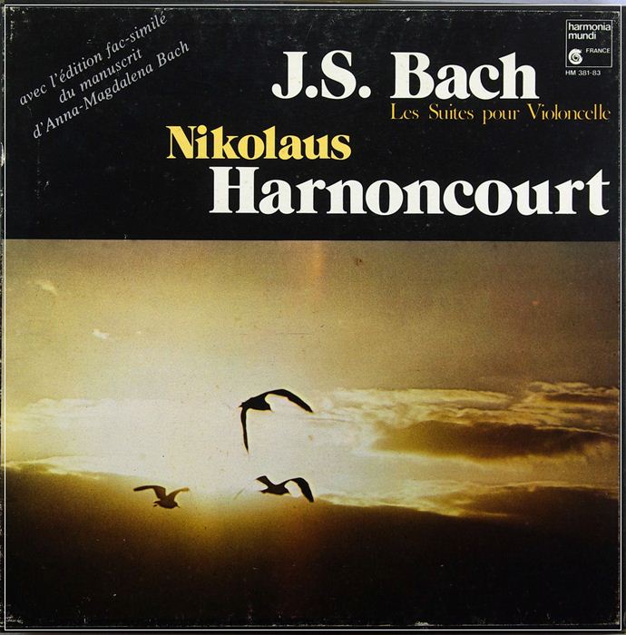 BACH / SUITES POUR VIOLONCELLE / N.HARNONCOURT