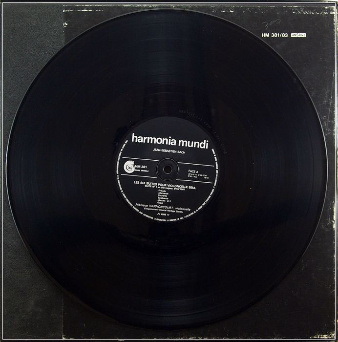 BACH / SUITES POUR VIOLONCELLE / N.HARNONCOURT