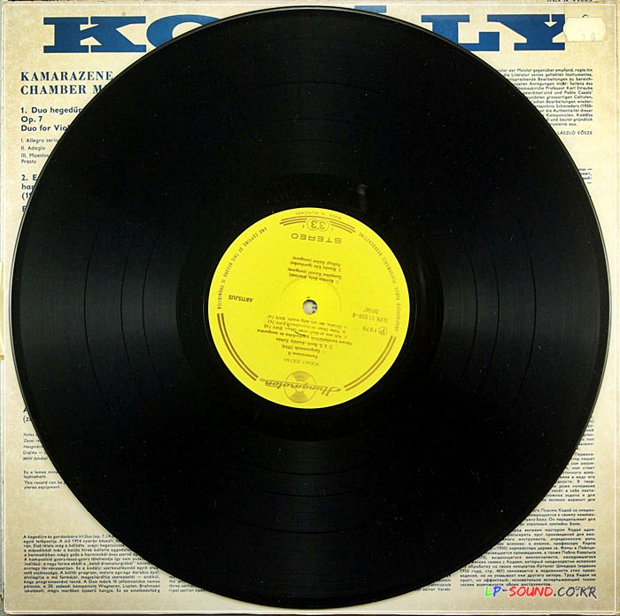 KODALY DUO FOR VIOLIN AND CELLO OP.7