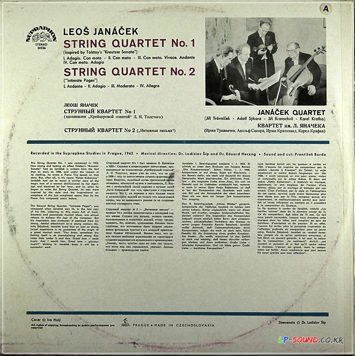 SUA ST 50556 JANACEK QUARTET NO.1/2