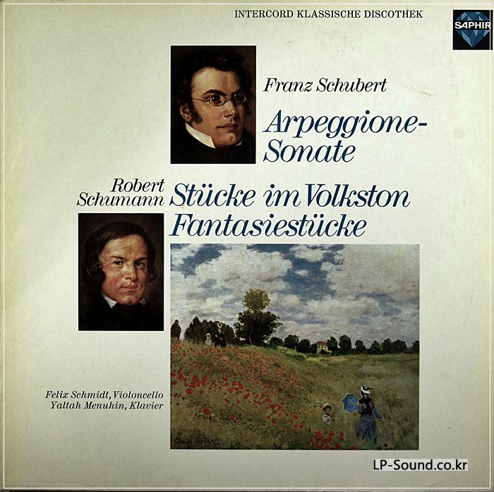 FELIX SCHMIDT CELLO SCHUBERT ARPEGGIONE SONATA SCHUMANN FIVE PIECES FANTASIA NM