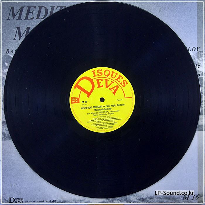 MAURICE GENDRON / CELLO RECITAL FRENCH DEVA
