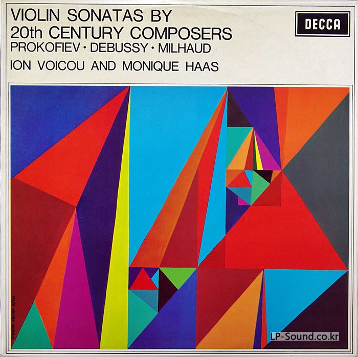 SXL 6351 VIOLIN SONATAS BY 20TH CENTURY COMPOSERS WBG ED1 VOICOU