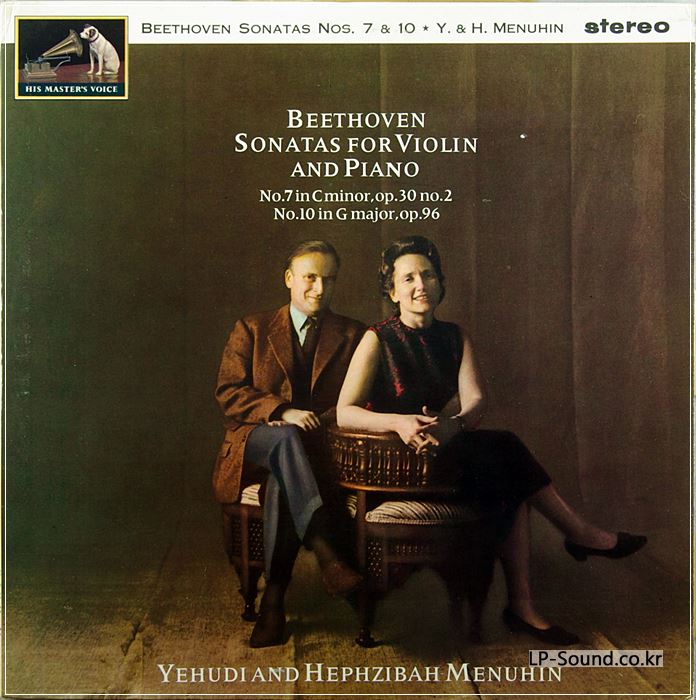 BEETHOVEN SONATAS No. 7 .10  HEPHSIBAH AND YEHUDI MENUHIN