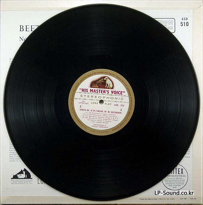 BEETHOVEN SONATAS No. 7 .10  HEPHSIBAH AND YEHUDI MENUHIN