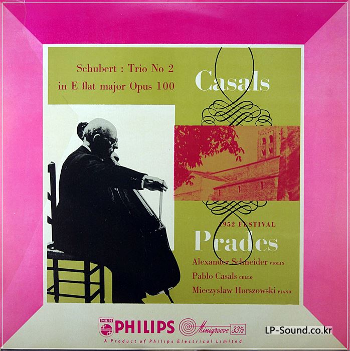 *PABLO CASALS* SCHUBERT TRIO NO.2* SCHNIEDER /HORSZOWSKI*