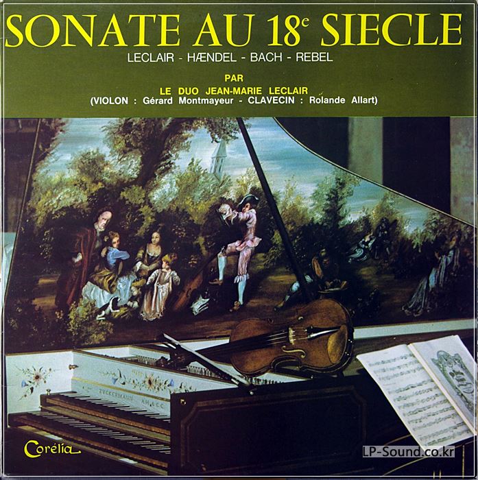 SONATE AU 18e SIECLE/ GERARD MONTMAYEUR RECITAL