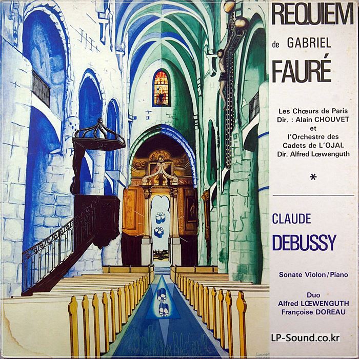 DEBUSSY : SONATE/ A. LOEWENGUTH VIOLIN- F. DOREAU PIANO LP OJAL STEREO.