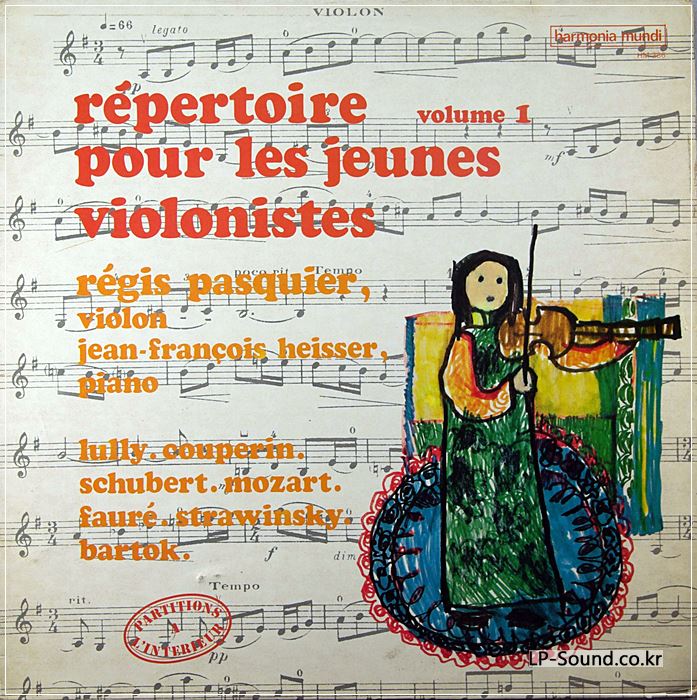 REGIS PASQUIER - YOUNG VIOLINIST'S GUIDE VOL.1 - HARMONIA MUNDI