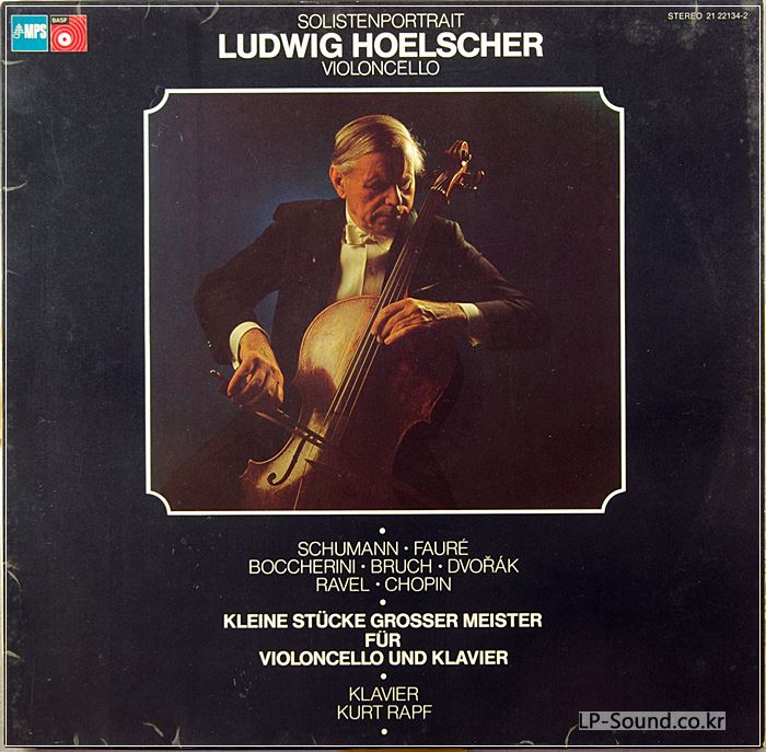 LUDWIG HOELSCHER SOLO CELLO PORTRAIT OF A SOLOIST SHORT PIECES MPS BASF 1975 NM