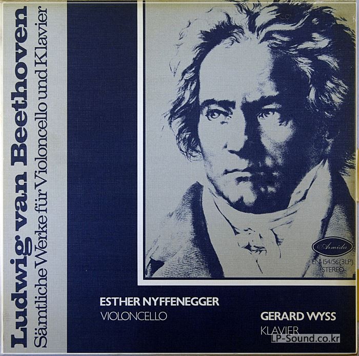 VERY RARE BOX  NYFFENEGGER  WYSS BEETHOVEN COMPL. WORKS CELLO PIANO GER ARMIDA