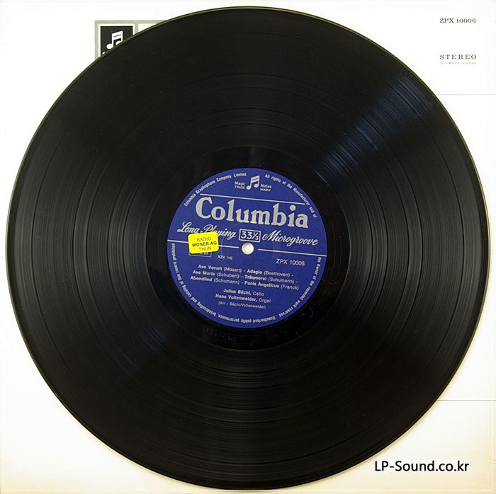 MUSIC FOR CELLO AND ORGAN /JULIUS BACHI