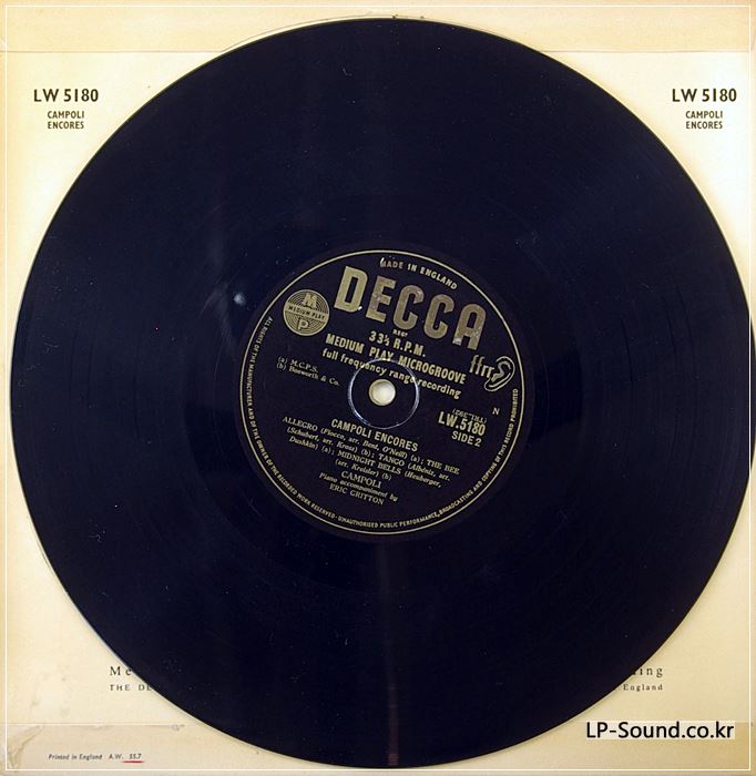 LW 5180 - ALFREDO CAMPOLI - ENCORES - ERIC GRITTON - 10