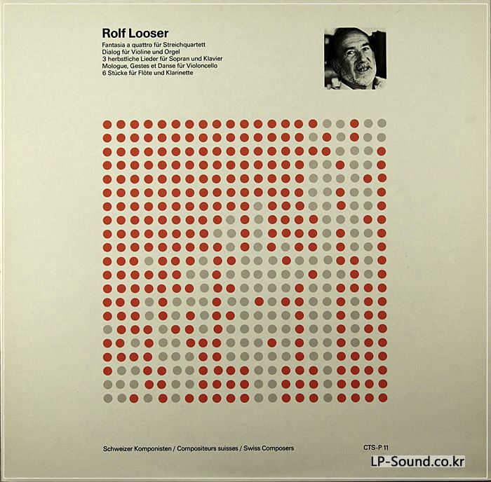 CELLO RARE ROLF LOOSER - SWISS COMPOSERS SERIES CTS-P 11 GATEFOLD