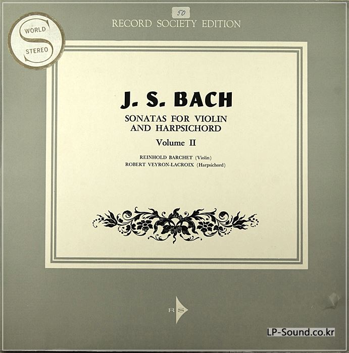 BACH VIOLIN HARPSICHORD SONATAS BARCHET VEYRON-LACROIX VOL