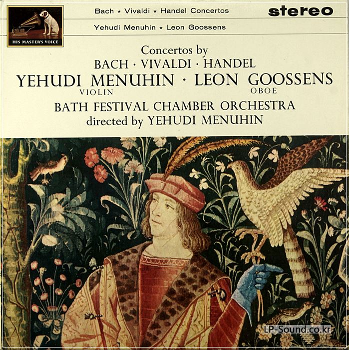 ASD 500 *WHITE/GOLD* BACH /VIVALDI /HANDEL CTOS* MENUHIN /GOOSSENS
