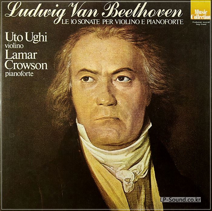 BEETHOVEN 10 SONATAS UTO UGHI CROWSON BOX 5 LP'S ITALY