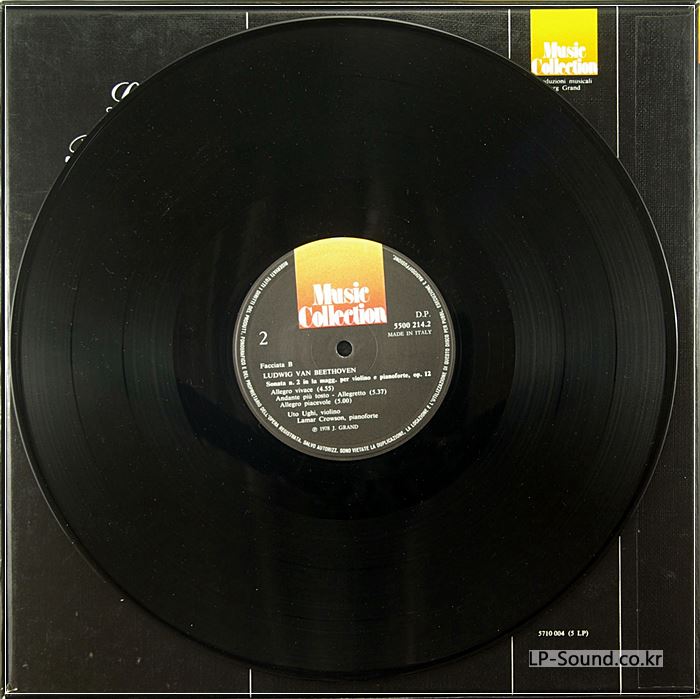 BEETHOVEN 10 SONATAS UTO UGHI CROWSON BOX 5 LP'S ITALY