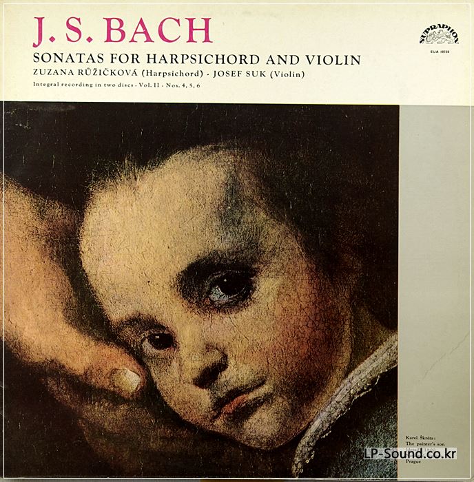 SUK VIOLIN RUZICKOVA BACH COMPLETE SONATAS ORIGINAL 2LP CZECH SUPRAPHON