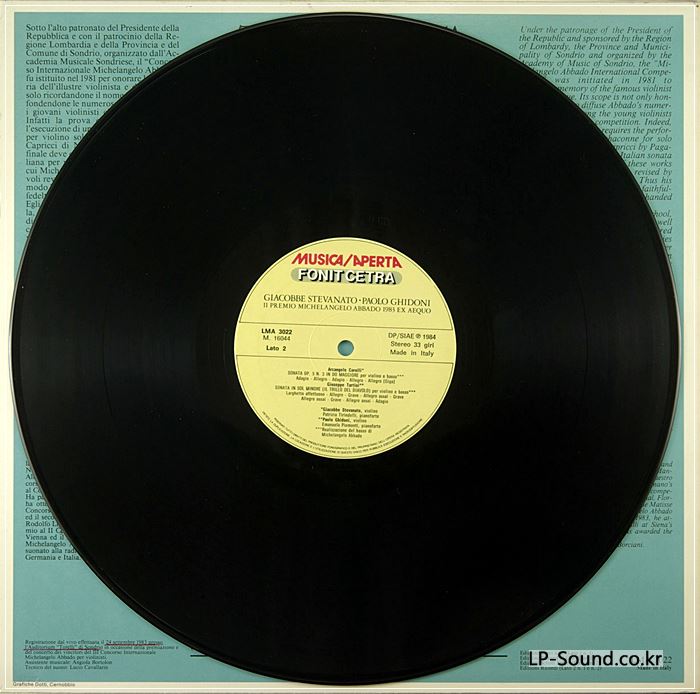 TAKUMI KUBOTA GIACOBBE STEVANOTO .PAOLO GHIDONI  PREMIO M. ABBADO 1983
