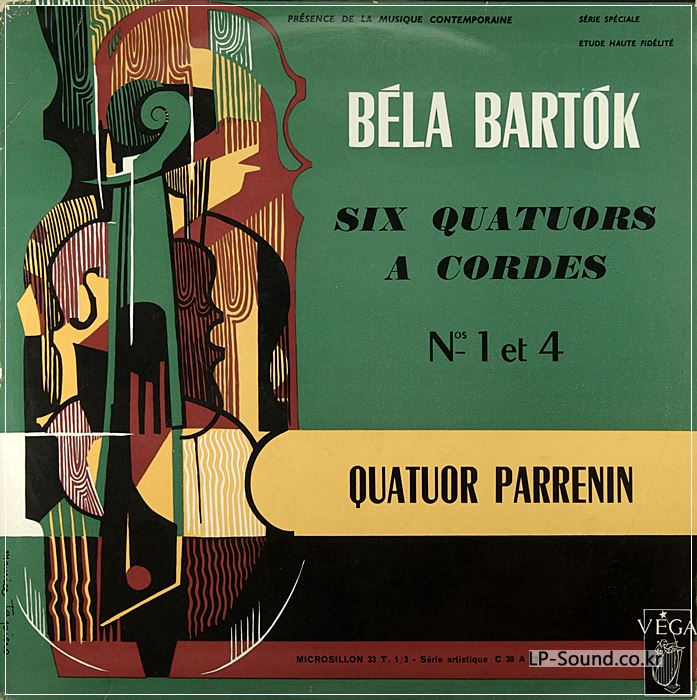 PARRENIN QUARTET-COMPLETE BARTOK STRING QUARTETS-VEGA