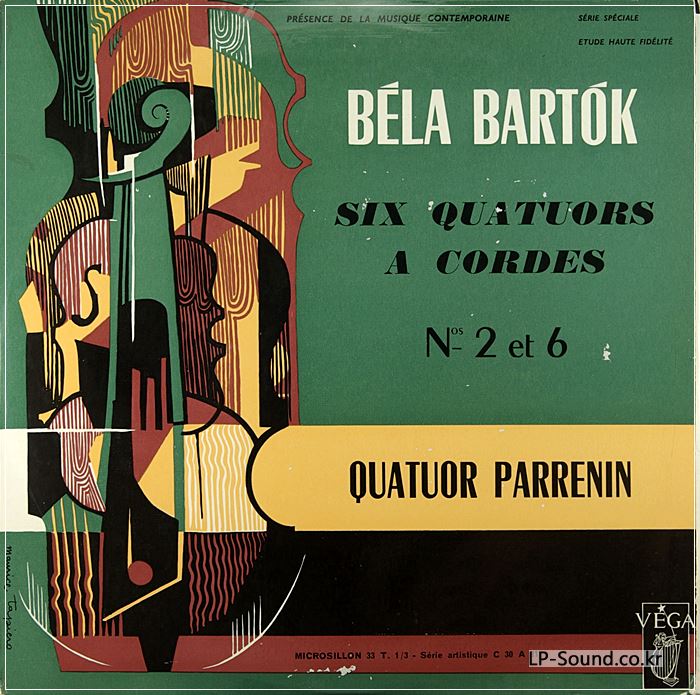 PARRENIN QUARTET-COMPLETE BARTOK STRING QUARTETS-VEGA