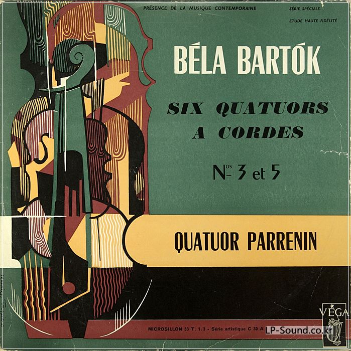 PARRENIN QUARTET-COMPLETE BARTOK STRING QUARTETS-VEGA