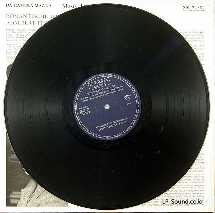 DA CAMERA MAGNA - ADALBERT FINK / EDITH THAUER - ROMANTIC & MODERN CELLO MUSIC