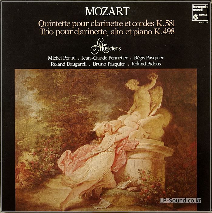 TRIO PASQUIER MICHEL PORTAL MOZART QUINTETTE