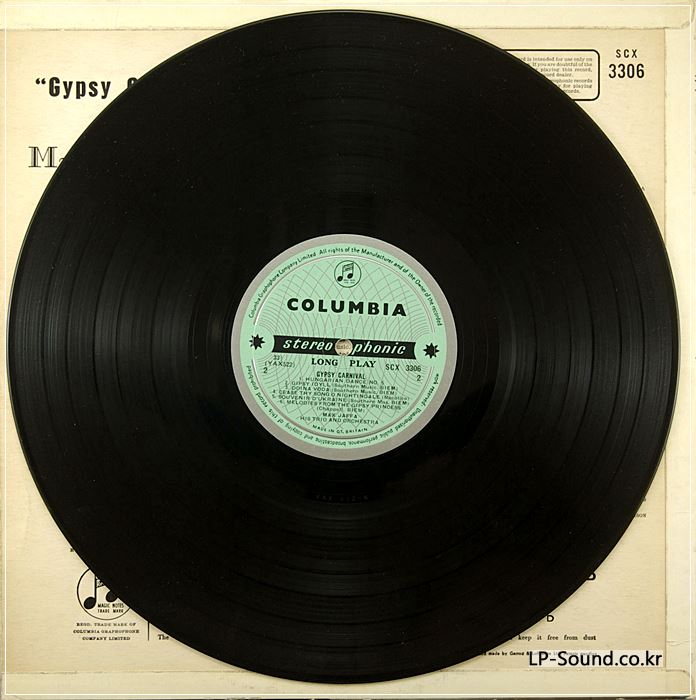 SCX 3306 *T/S* GYPSY CARNIVAL* MAX JAFFA & HIS CONCERT ORCHESTRA