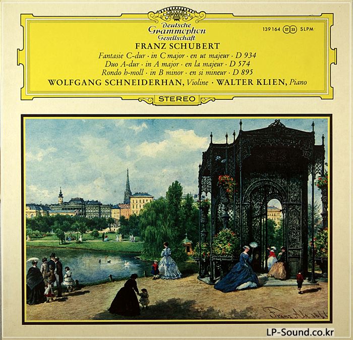 SCHNEIDERHAN : SCHUBERT FANTASIE & RONDO