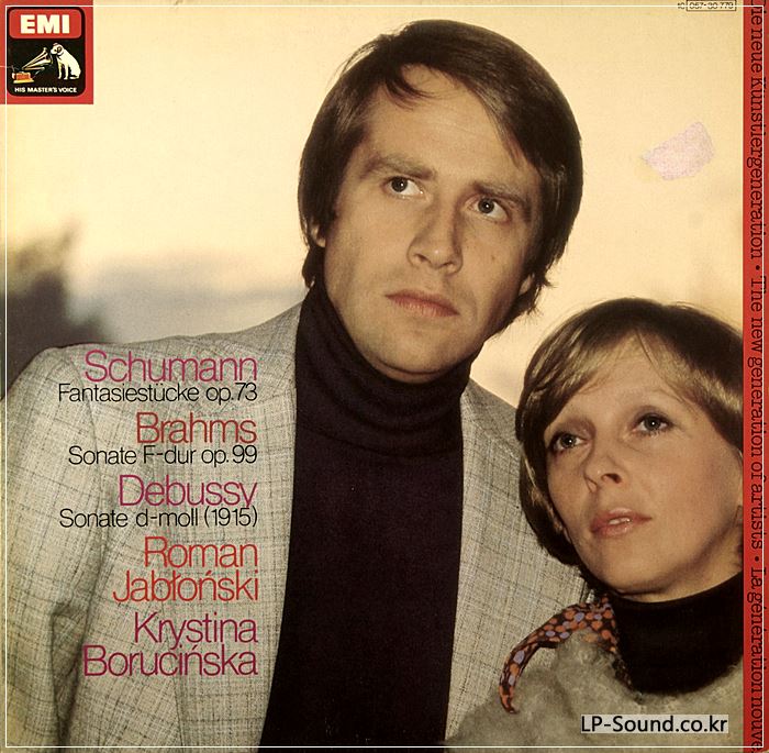 SCHUMANN BRAHMS DEBUSSY – CELLO SONATAC JABLONSKI BORUCINSKA RARE LP
