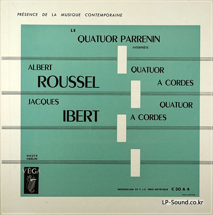 PARRENIN QUATUOR  ROUSSEL / IBERT VEGA C 30 A 4