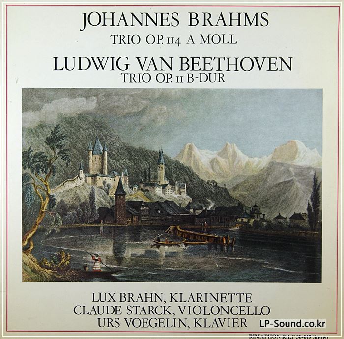 BRAHN STARCK VOEGELIN BRAHMS & BEETHOVEN TRIOS RIMAPHON STEREO