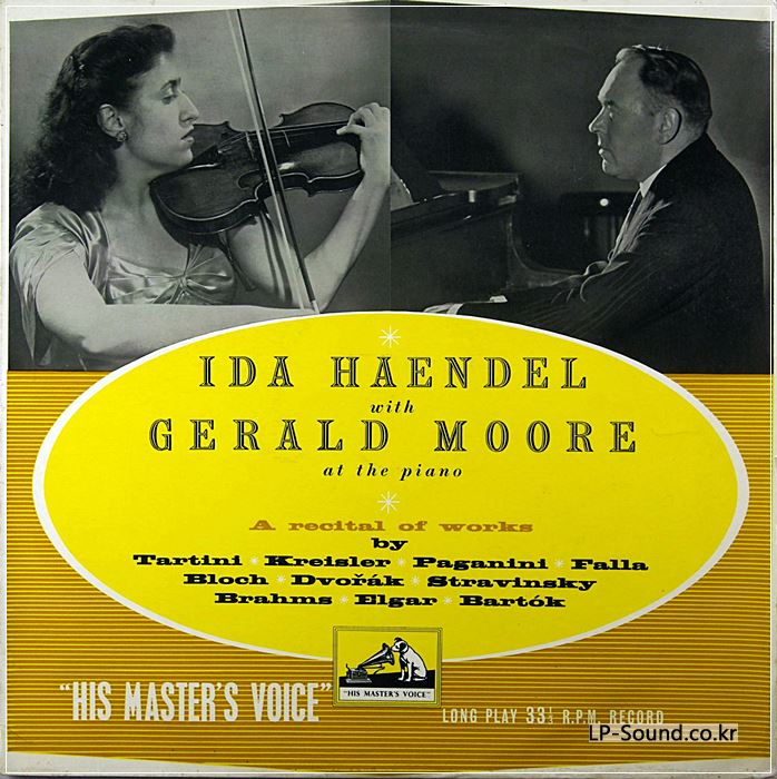 IDA HAENDEL VIOLIN GERALD MOORE PIANO CLP 1021